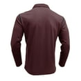 thumbnail image 4 of Camisa de manga larga a cuadros con botones para hombre: mezcla de algodón informal, bolsillo en el pecho, corte clásico para el trabajo diario y el ocio, 4 of 7