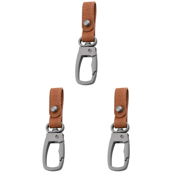 unbranded 3pcs Belt Key Holder Belt Clip Keyring Key Belt Keychain Hook Keyring for Male