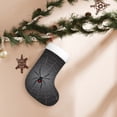 thumbnail image 7 of Salouo Black Spider On Web Print Christmas Stockings,Large Xmas Stocking Set of 1 Holiday and Farmhouse Stocking for Christmas Holiday Party Decoration(17.7*11 Inch), 7 of 7