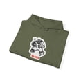 thumbnail image 3 of Timebomb Baker Skateboard Skate 00s 2000s Vintage Classic Hoodie Print - 5XL / Military Green, 3 of 5