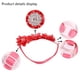 thumbnail image 5 of Paquete de perro pajarita collar de flores de perro de diamante accesorios para perros mascota flor cachorro pajarita, 5 of 5