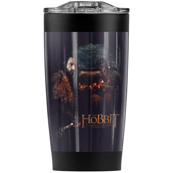 The Hobbit/Thorin Cauldron Stainless Steel Tumbler 20 oz Coffee Travel Mug/Cup, Vacuum Insulated & Double Wall with Leakproof Sliding Lid | Great for Hot Drinks and Cold Beverages