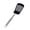 Black/12 1/2", variant on German Standard Black Nylon High Heat Slotted Turner / Spatula - with Stainless Steel Handle - 12 1/2'' - 1 count box
