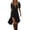 *1-Black, variant on Women's Western Style Puff Sleeve Dress,Ladies Lace-Up Front Ruched Flowy Midi Dress,Summer Country Concert Cowgirl Wear For Women,Pink,S-2XL