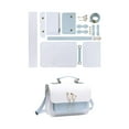 thumbnail image 2 of 1 Set DIY PU Leather Shoulder Bag Making Material Adjustable Shoulder Strap Tote White, 2 of 7