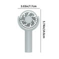 thumbnail image 3 of Fanshiluo New Outdoor Handheld Fan Usb Rechargeable Mini Portable Household Small Fan, 3 of 8