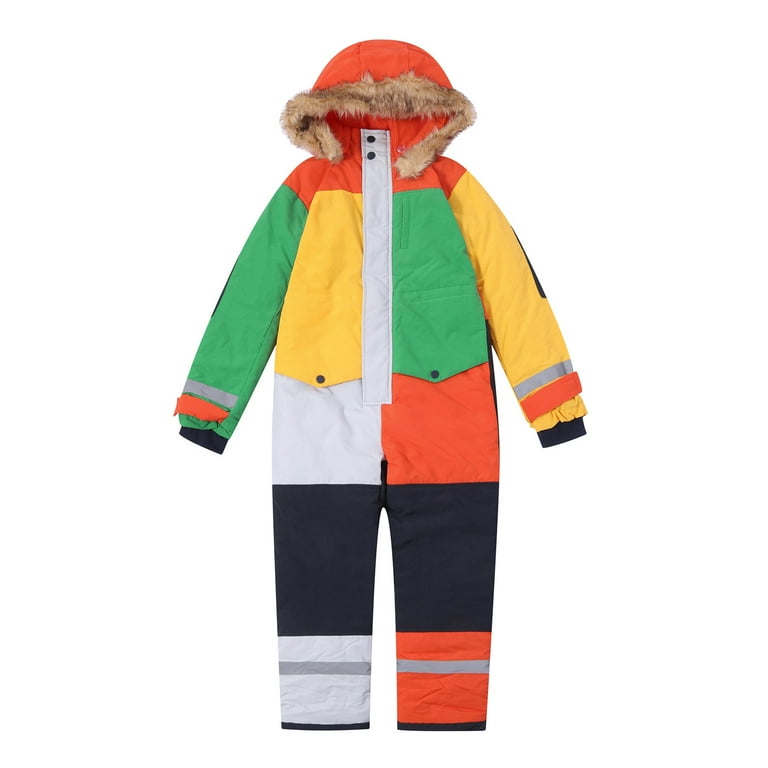 Penkiiy Boy and Girl's Snowsuit One Piece Ski Suits Jackets