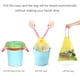 thumbnail image 3 of Bolsas de basura con cordón, resistentes y gruesas, para oficina, hogar y cocina, 15 unidades (amarillas), 3 of 4