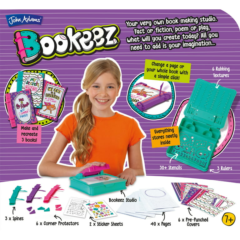 John Adams Bookeez Book Making Craft Kit, Boy or Girl, Recommeded for ages  7+
