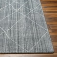 thumbnail image 4 of Hauteloom Nari Recycled Material Living Room, Bedroom Area Rug - Silver, Multi, Gray - 2' x 3', 4 of 6