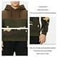 thumbnail image 4 of Men Color Block Hoodie, Men Color Block Hooded Pullover Ribbed Cuffs For Sports ANGGREK Otros, 4 of 6