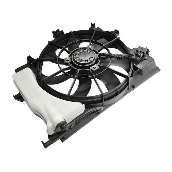 Auxiliary Fan Assembly - Compatible with 2012 - 2013 Hyundai Accent 1.6L 4-Cylinder
