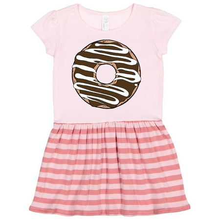 

Inktastic Brown Donut Donut Frosting Donut Icing Glaze Gift Toddler Girl Dress