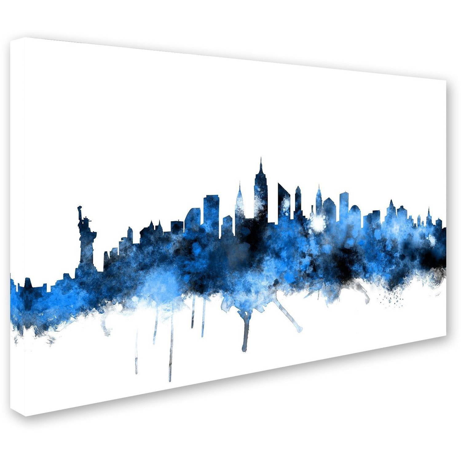 "New York Skyline II" Canvas Art by Michael Tompsett