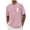 Pink, variant on Fewfanhot Men's Pineapple Print Casual T-Shirt, Small Logo Short Sleeve Tee, Breathable Summer Beach Top, M-4XL