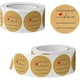 thumbnail image 4 of Etiqueta adhesiva Kraft, 1 rollo, redonda, para hornear, personalizada, para regalo, autoadhesiva., 4 of 4