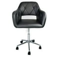 thumbnail image 4 of Impressions Vanity Brittney Tufted Vanity Chair with 360 Degree Swivel (Cool Grey Velvet), 4 of 6