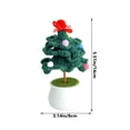 thumbnail image 3 of Skegnu Christmas Tree Potted Crochet Woven Flowers Home Ornament Christmas Gifts for Kids, 3 of 7