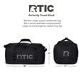 thumbnail image 5 of RTIC Road Trip Duffle Bag, Large, Water Resistant, Durable Fabric, Black, 5 of 6