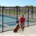thumbnail image 2 of Dextrus Pool Fence for Above Ground Pools 4 x 48FT Mesh Pool Safety Fence Outdoor Swimming Backyard Garden Pool Fencing, Black, 2 of 7