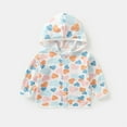 thumbnail image 2 of Otqutp Toddler Baby Lightweight Breathable Fall Jackets Kids Boys Girls Cartoon Print Zipper Outerwear Windbreaker Coat, 2 of 7