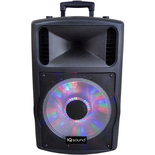 12" Portable Bluetooth DJ Speaker with LED Lights