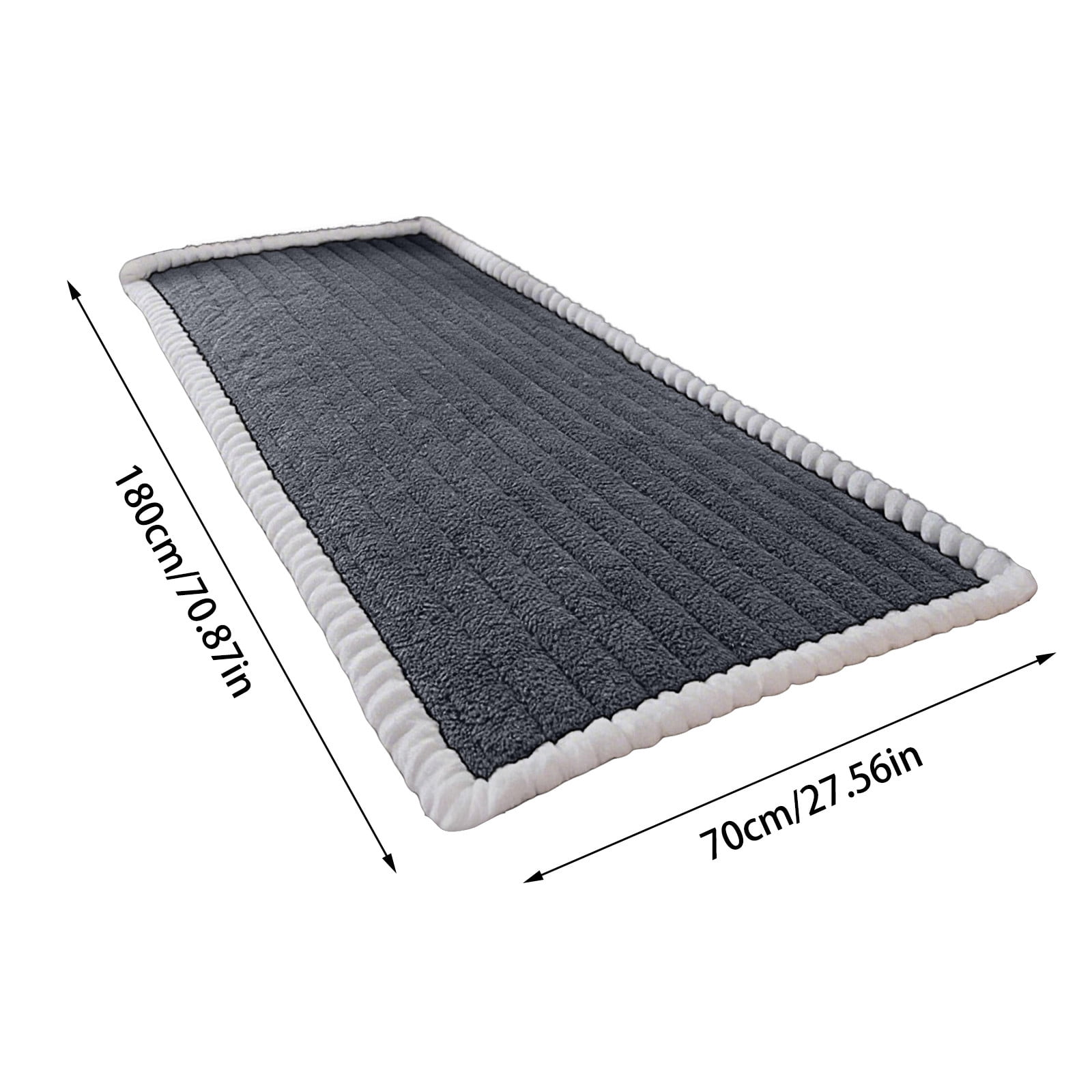Washable Pet Couch Cover Non-, Plush Sofa Protector with Waterproof Lining, Fuzzy Furniture Slipcover for Dogs and Cats, Striped Design for Sectionals and Multi-Cushion Couches
