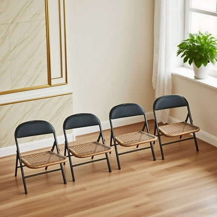 Rattan chair set of 4