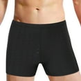 thumbnail image 2 of Men's Swim Trunks Competitive Swim Racing Team Swimsuit Quick Dry Swimming Shorts Upf 50+ Black XXL, 2 of 8