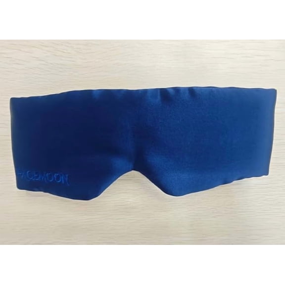 FACEMOON 100% Mulberry Silk Sleep Mask , Light‑Blocking Eye Mask for Nighttime Sleep and Daytime Naps