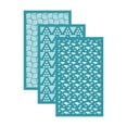 thumbnail image 3 of 3 Pieces Silk Screen Stencils for Polymer Clay Silk Screen Polymer Clay Reusable star, 3 of 8