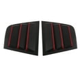 thumbnail image 4 of 2 piezas de rejilla de ventana lateral ABS resistente al desgaste para ventilación de aire cubierta de repuesto para Dodge Charger 2011-2021 negro blanco, 4 of 14