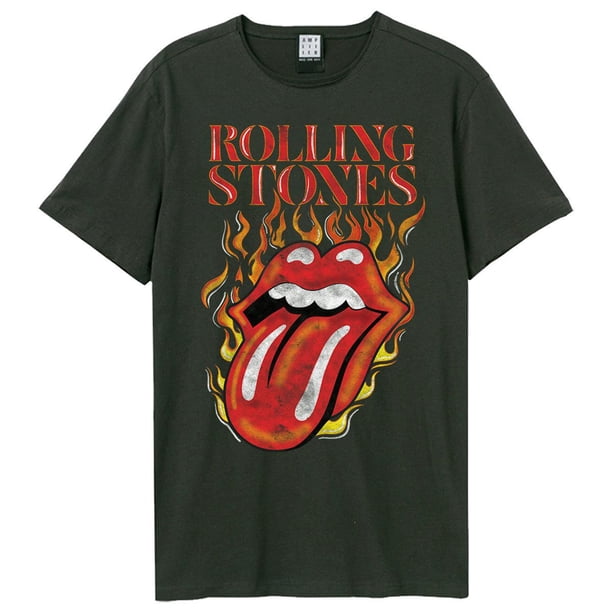 Amplified - Camiseta Oficial Guns N Roses Appetite Attack Para Hombre Carbon Oscuro
