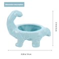 thumbnail image 2 of 1pc Dinosaur Ceramic Succulent Plant Pot Fun Cartoon Animals Planter Home Decor, 2 of 6