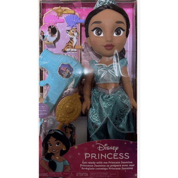 Disney Princess Jasmine Large Doll Hair Play Set Get Ready With Me