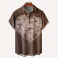 thumbnail image 1 of New Fashion Mens 3D Printed Shirt Summer Short Sleeve Single Row Button Loose Oversized Loving Heart Pattern Trend Unisex Shirts, 1 of 5