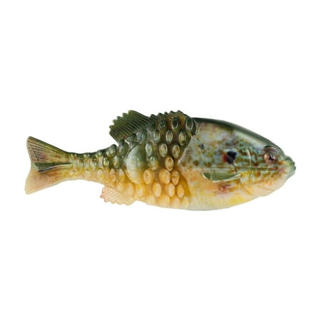 UPC: 0028632958636 | Berkley PowerBait Gilly 110 mm HD Pumpkinseed Swimbait Soft Bait