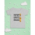 thumbnail image 3 of You Bet I'm Cute T-Shirt Infant -Smartprints Designs,  24 Months, 3 of 4