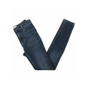 FREE PEOPLE Womens Blue Skinny Jeans 25 Waist