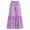 Purple, variant on Women's Floral Wide Leg Pants High Waisted Palazzo Trousers, Boho Flowy Tiered Bell Bottom Pants for Beach Vacation