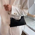 thumbnail image 2 of Bolso de hombro con textura para mujer, diseño cruzado, cadena, minibolso cuadrado pequeño con destellos de diamantes de imitación, 2 of 6