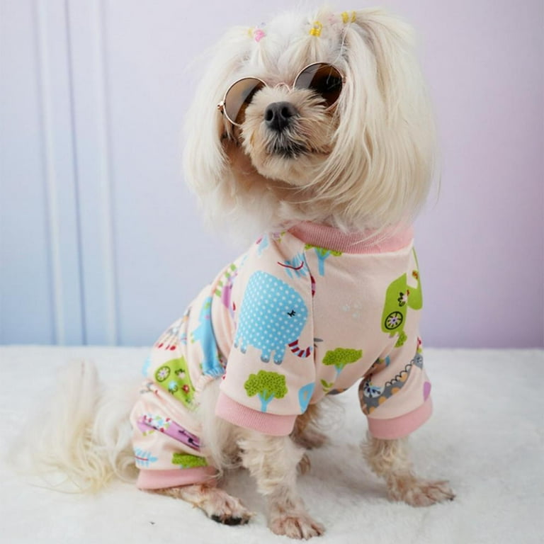 Baywell Dog Pajamas for Small Dogs Pjs Clothes Puppy Onesies