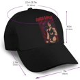 thumbnail image 2 of Rhea and Ripley Baseball Cap Trucker Hats Hip Hop Adjustable Hat Snapback Cap Unisex Dad Hat Black, 2 of 5