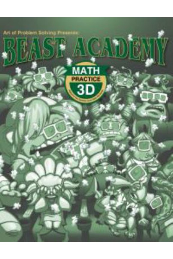 Pre-Owned Art of Problem Solving Beast Academy 3D Math Practice (Paperback) 1934124478 9781934124475