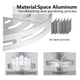 thumbnail image 4 of Billuyoard Estante de esquina de baño con trípode sin perforación, estantes de baño autoadhesivos para baño, almacenamiento montado en la pared para Juegos de accesorios de baño Billuyoard HA020025-00, 4 of 6