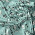 thumbnail image 7 of Ambesonne Mid Century Valance & Curtain, Abstract Shapes Art, 55"x36", Seafoam Dark Grey and Ivory, 7 of 7