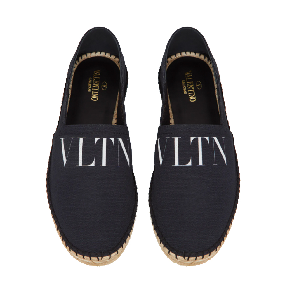 Valentino Men's VLTN Canvas Espadrilles Black - Walmart.com