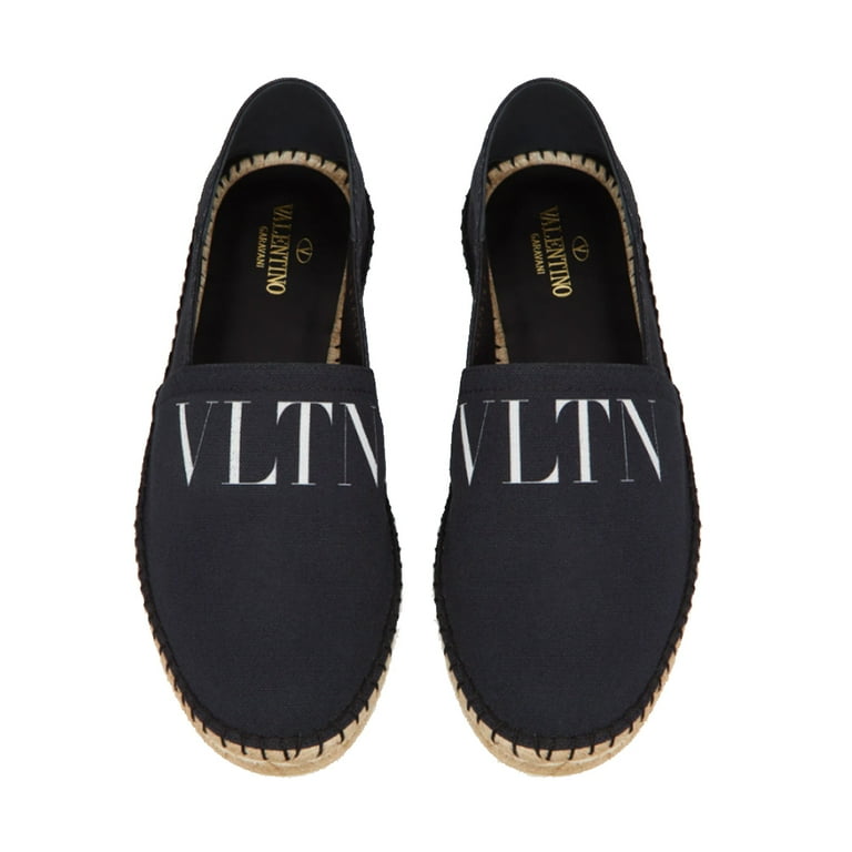 Valentino Men's VLTN Canvas Espadrilles Black - Walmart.com
