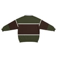 thumbnail image 4 of Kaemgyyd Shirts for Men Striped Button Collared Long Sleeve Shirt Big and Tall Workout Golf Shirts Comfort Spring Tops, 4 of 5
