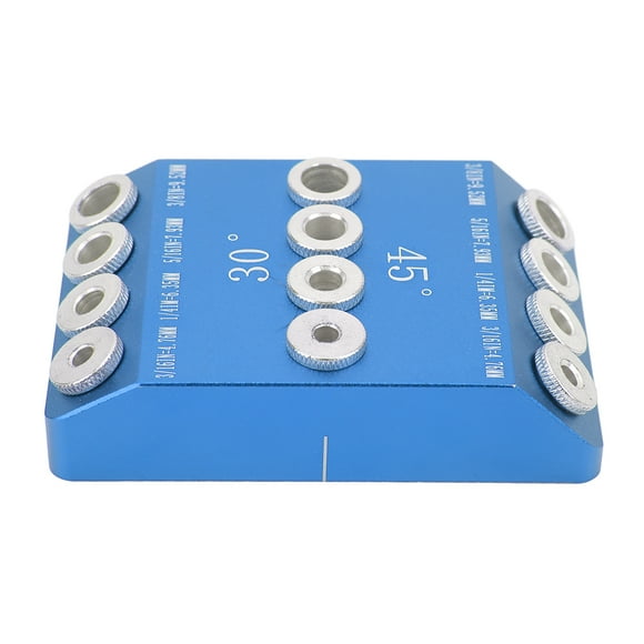 30 45 90 Degree Angle Pocket Drill Guide Jig With 4 Bits For Cable Railing Lag Screw Kit Wood Post